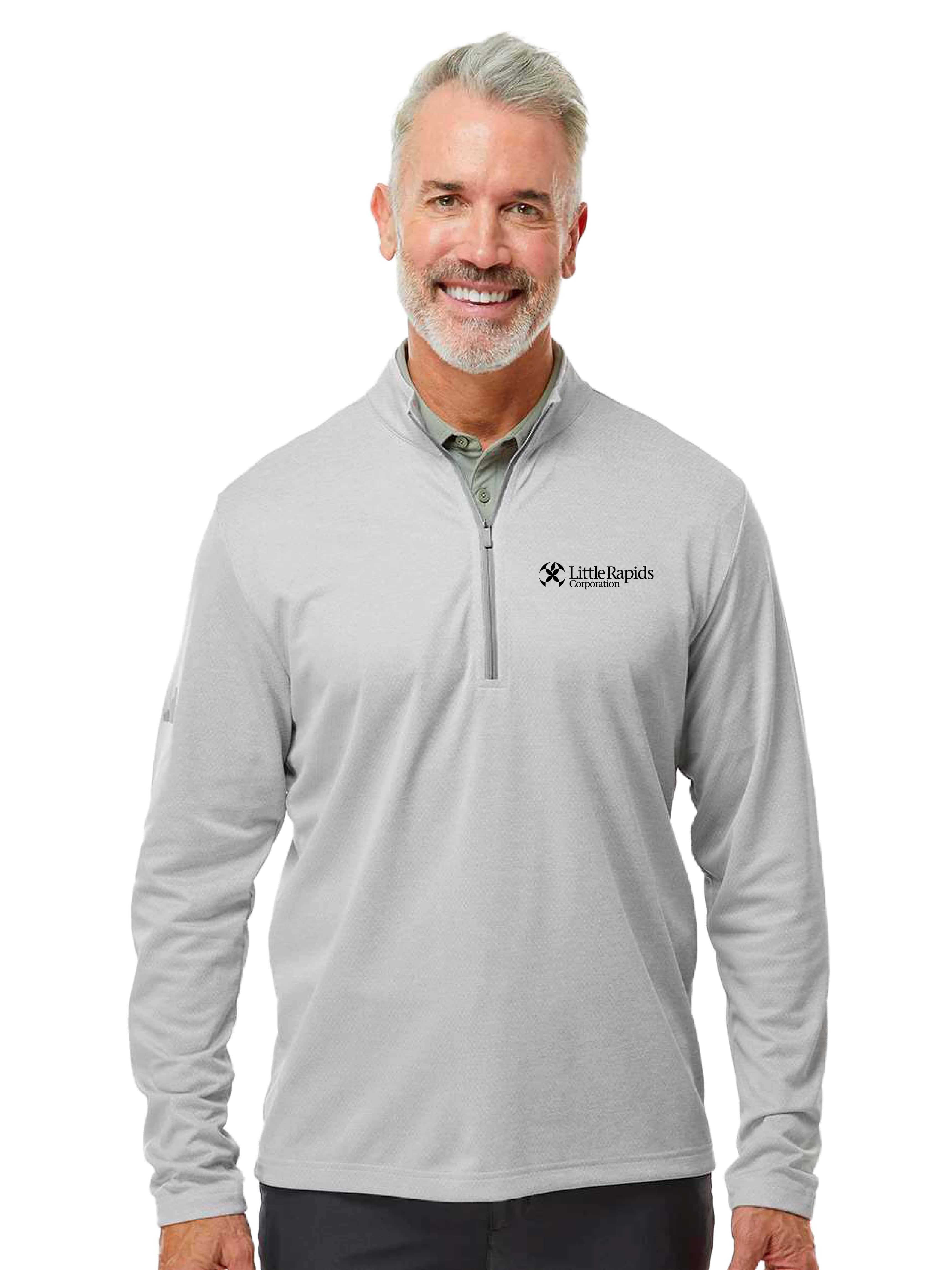 Men's Adidas Space Dyed Quarter-Zip Pullover