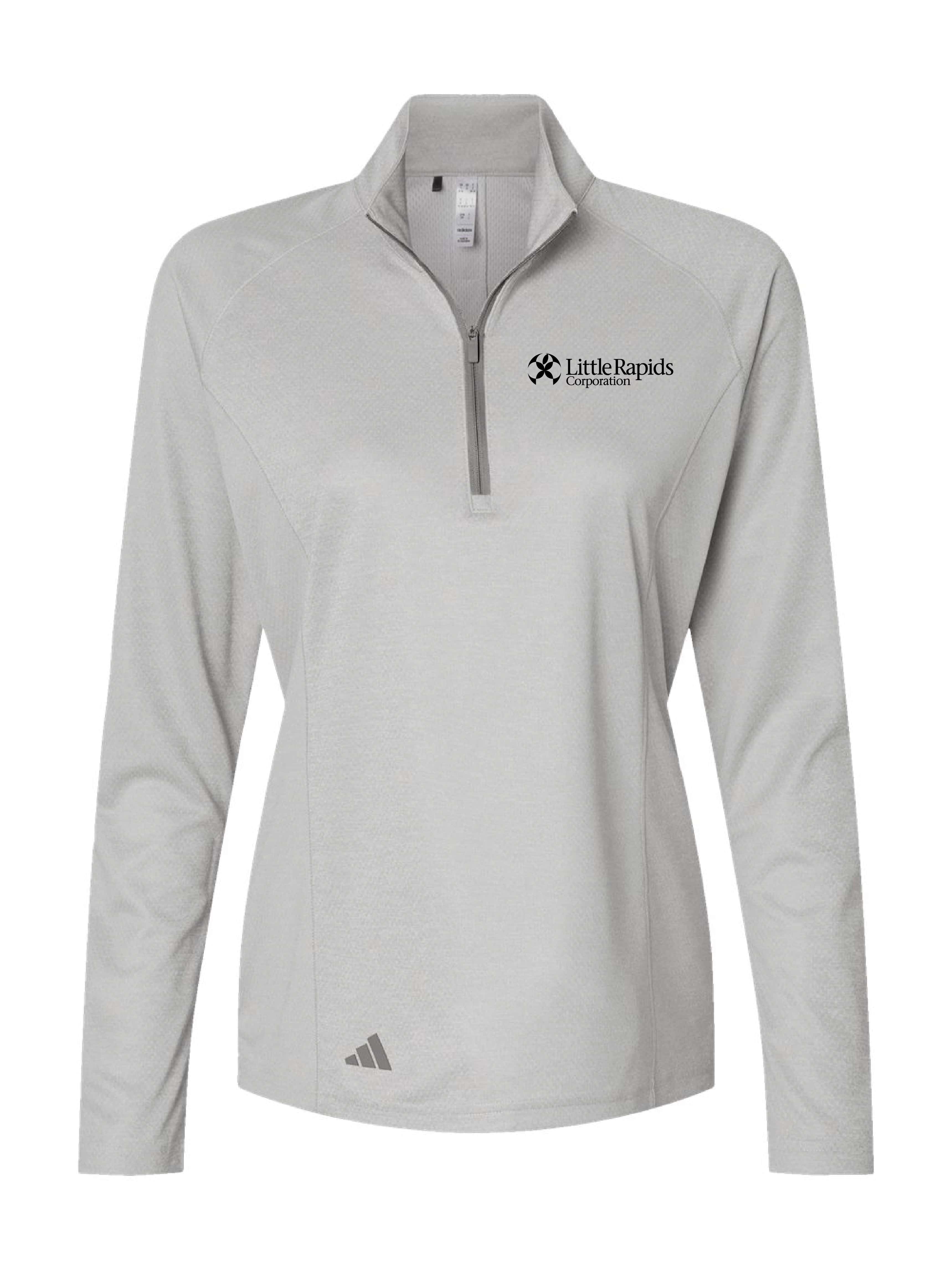 Women's Adidas Space Dyed Quarter-Zip Pullover