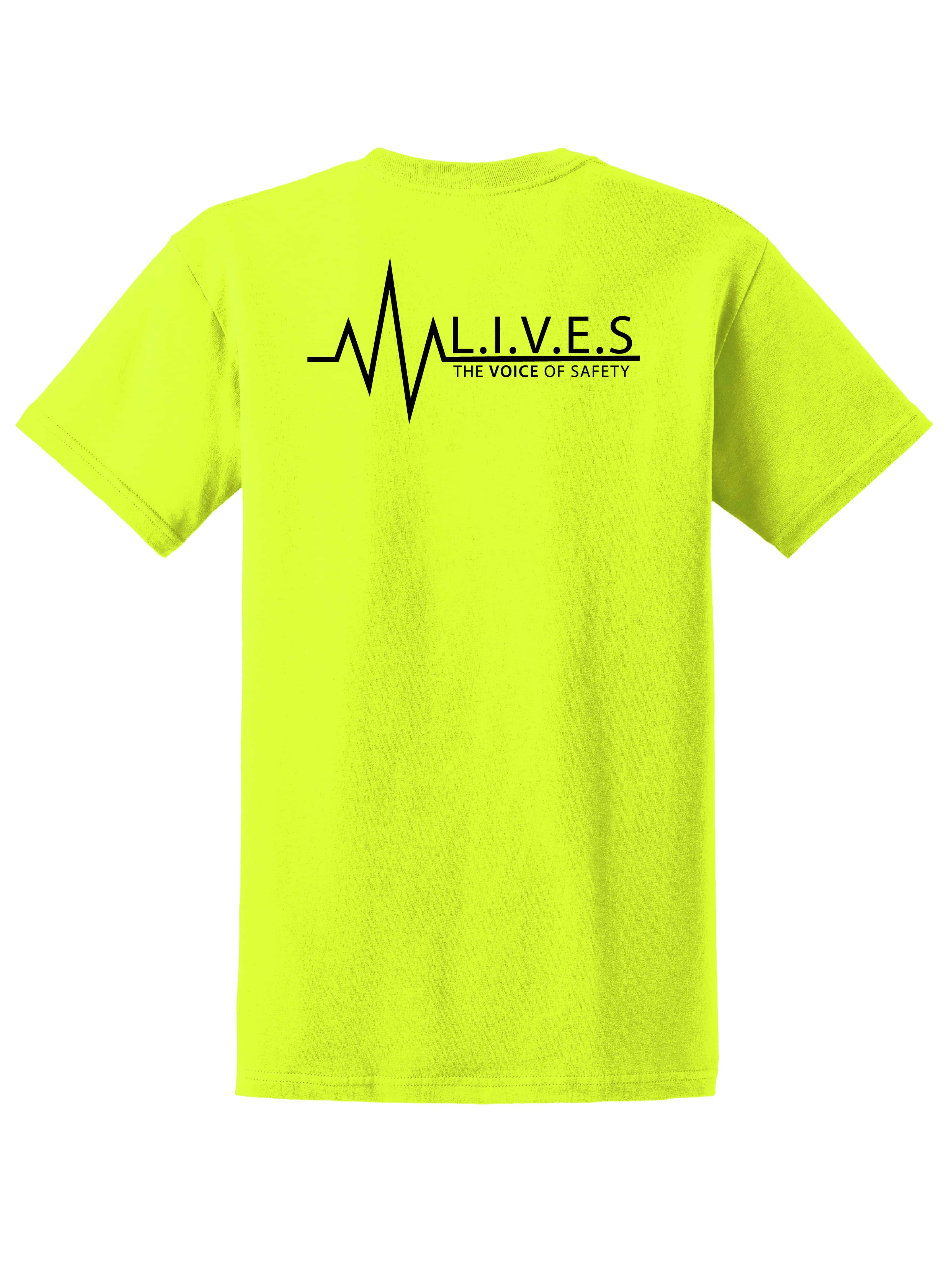 Gildan Adult Ultra Cotton T-Shirt- Lives Voice of Safety Transfer
