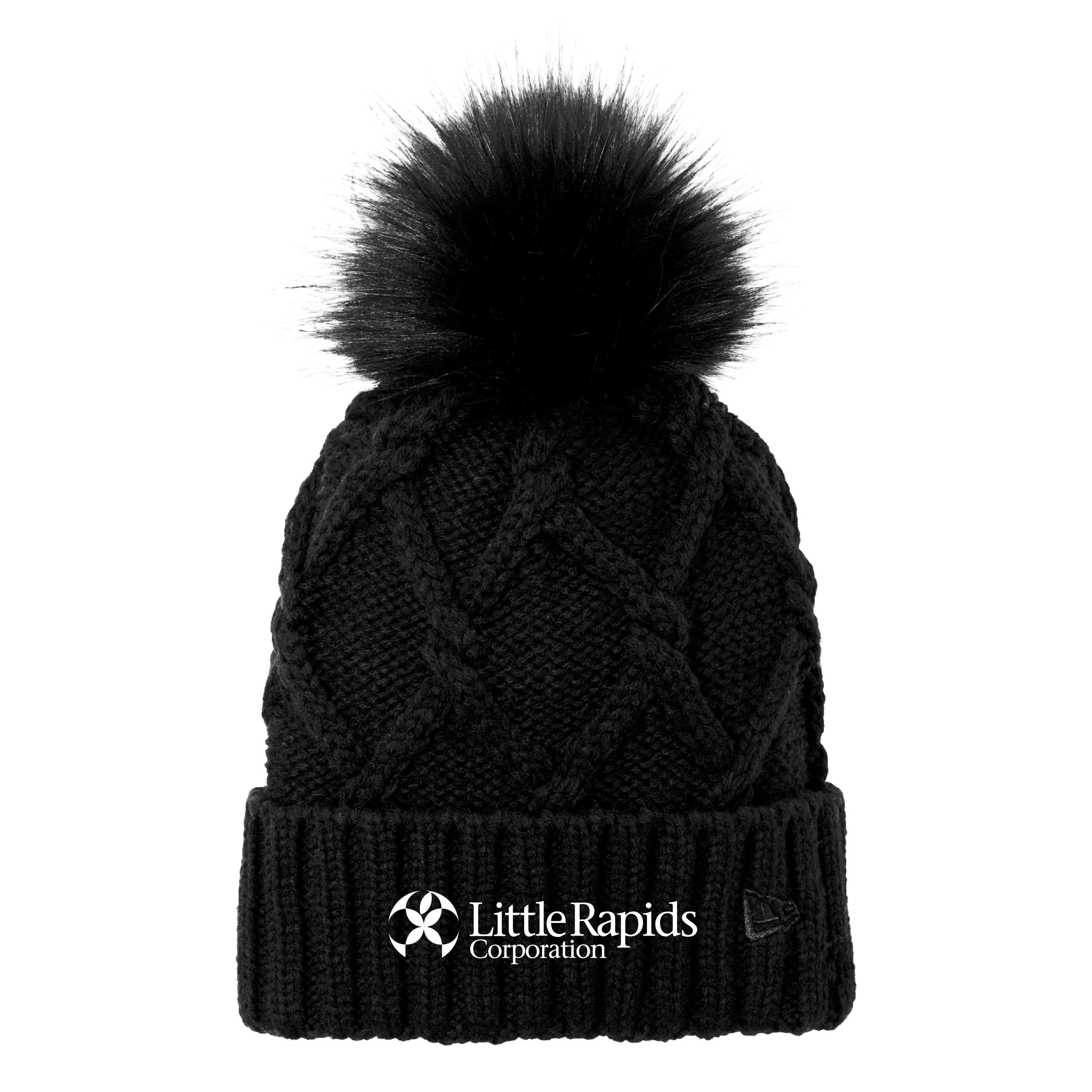 New Era Faux Fur Pom Beanie