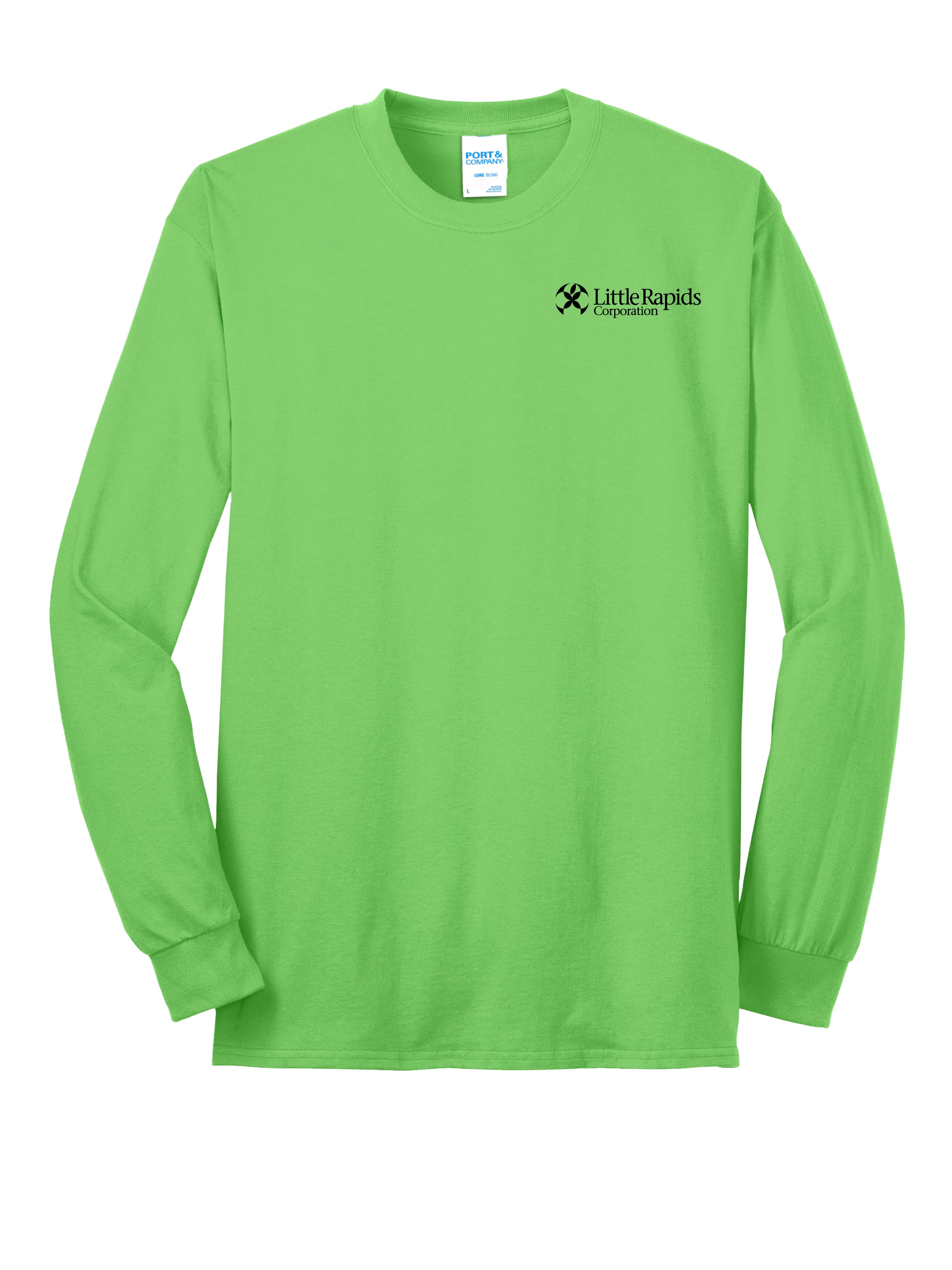 Port & Company Long Sleeve Core Blend Tee - Lives Voice of Safety Transfer